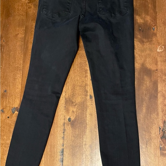 Frame Le Skinny de Jeanne Raw Stagger-Hem Jeans - Picture 3 of 4